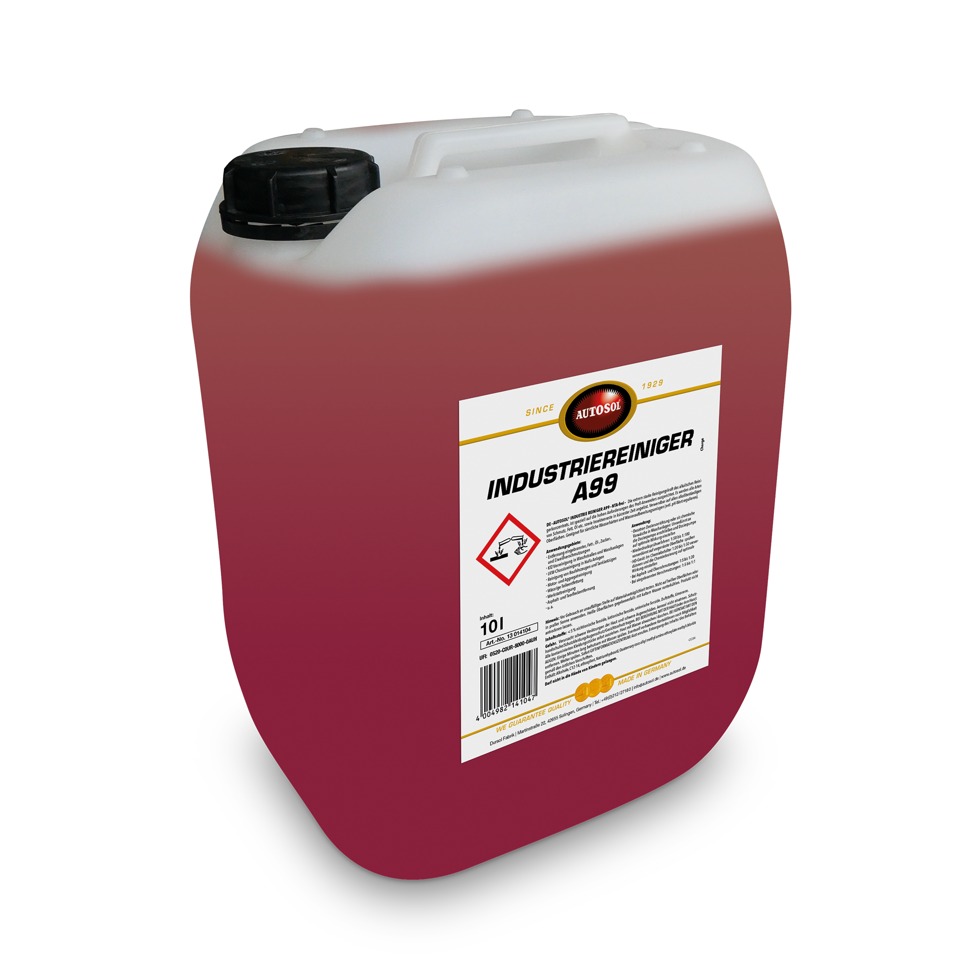 AUTOSOL® INDUSTRIAL CLEANER A99 - NTA-FREE -