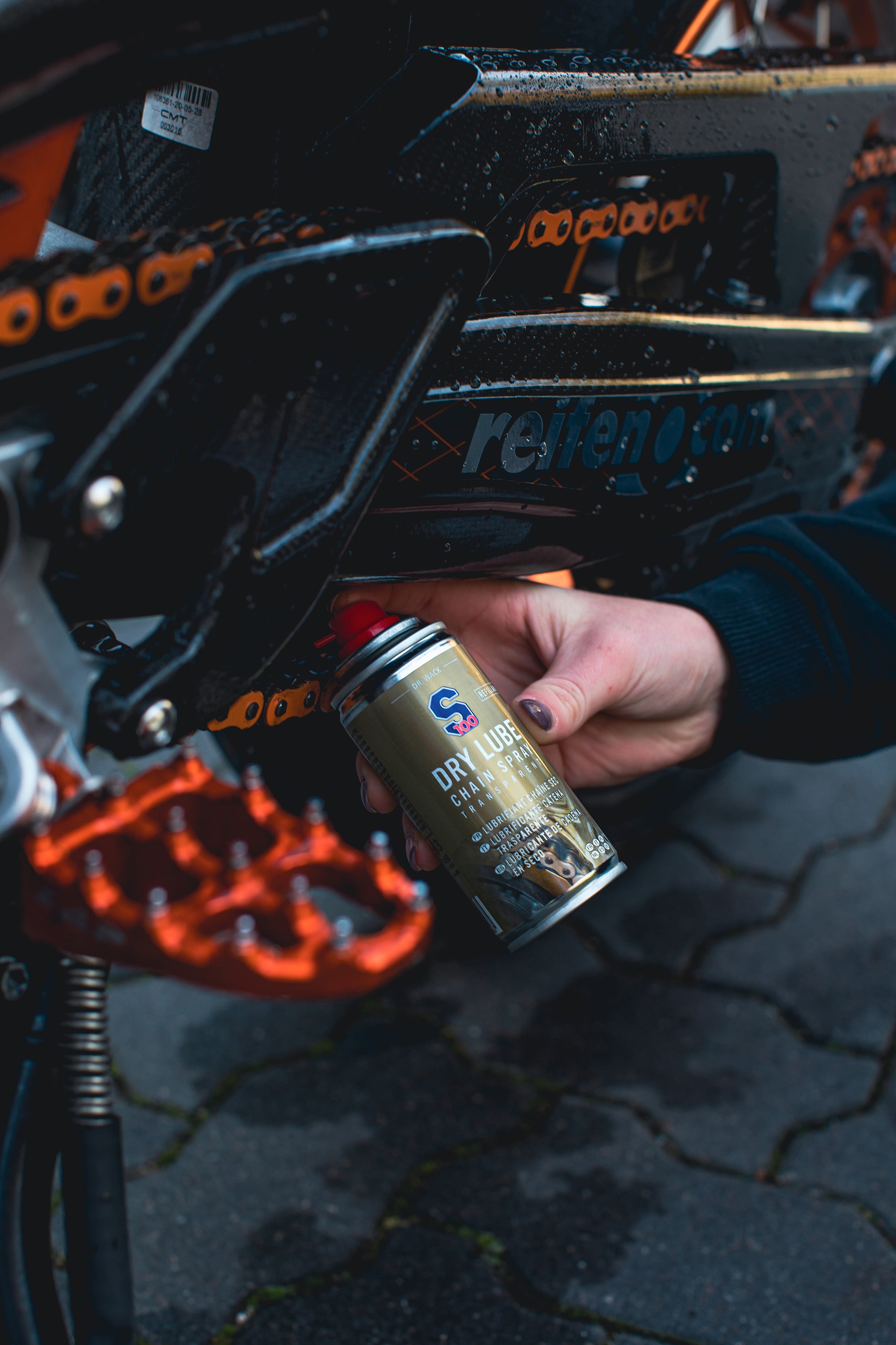 Spray pentru lanț de lubrifiant uscat S100