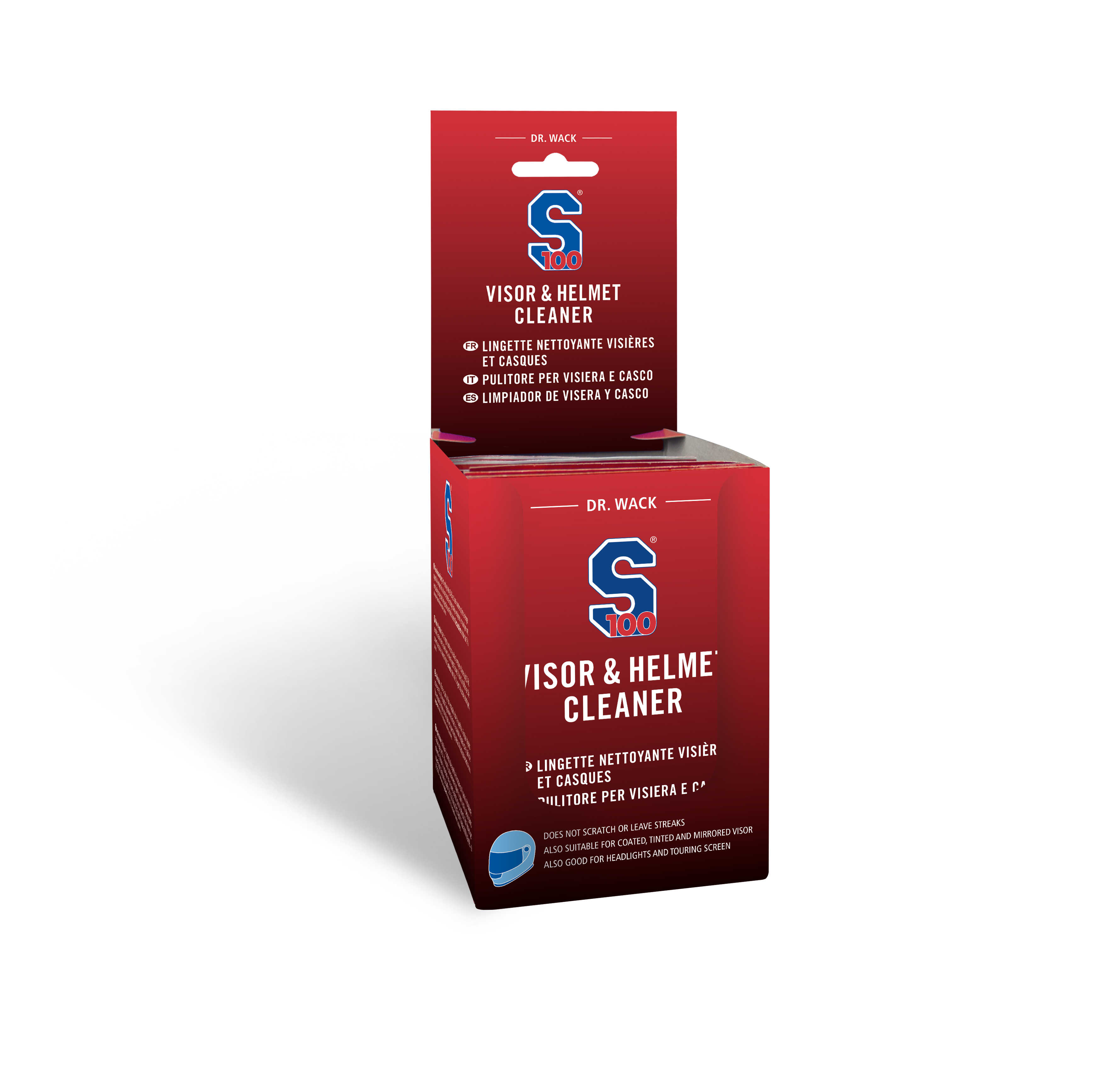 S100 Visor and Helmet Cleaner Wipes