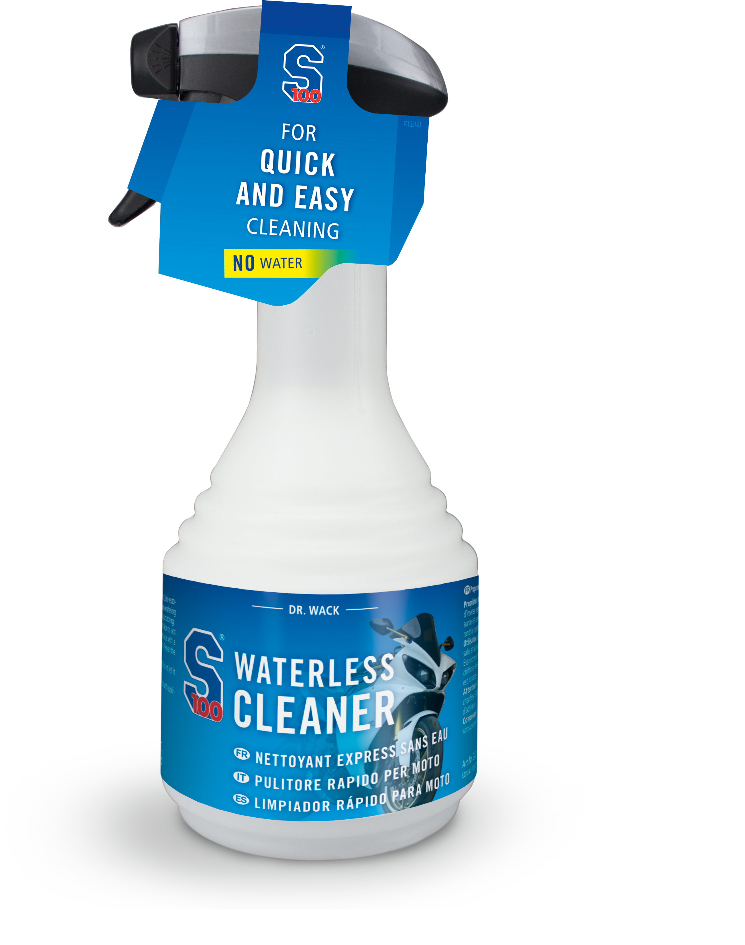 S100 Waterless Cleaner - Detergent rapid