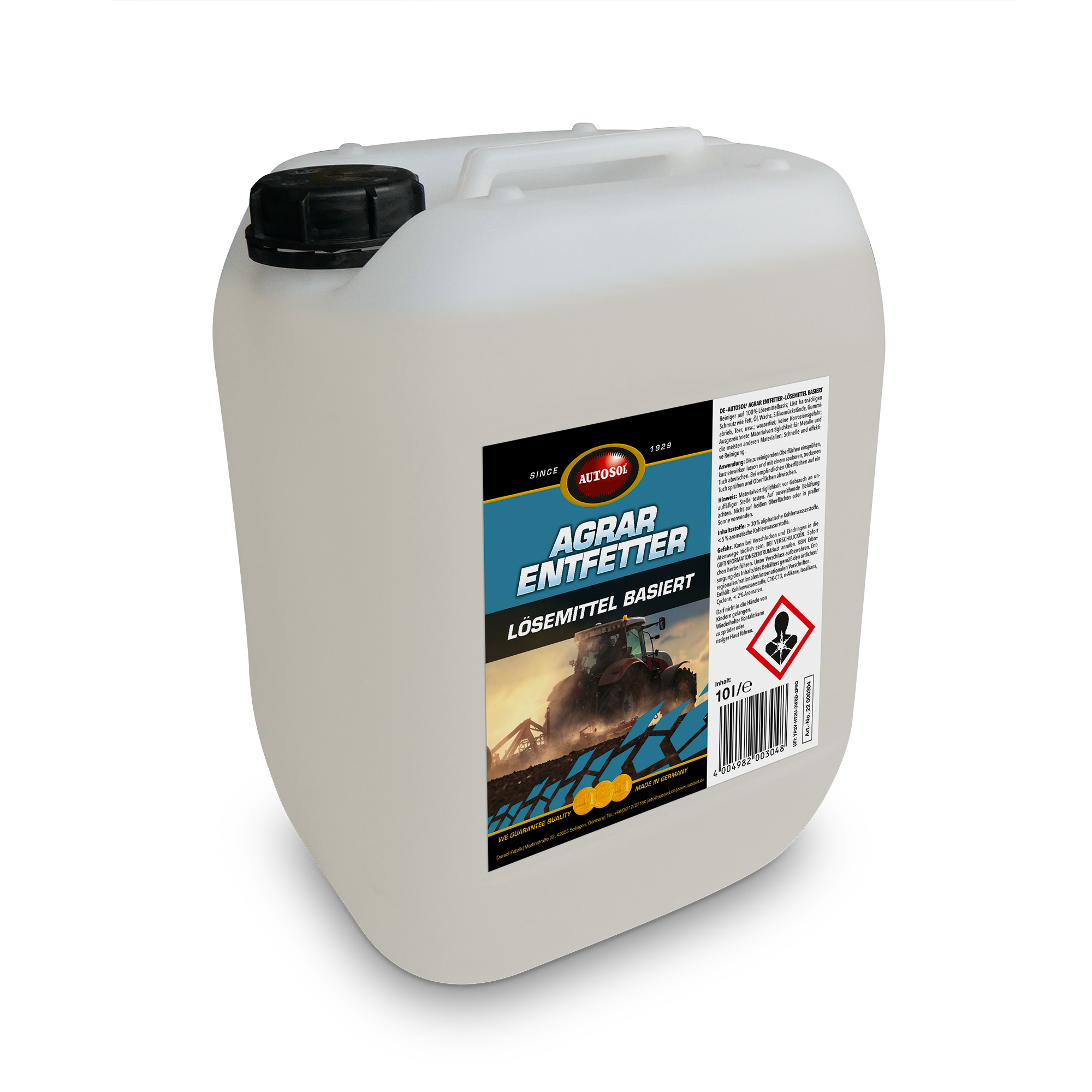 DEGRASANT AUTOSOL® AGRAR - PE BAZĂ DE SOLVENT